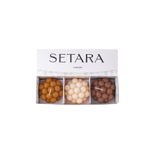 Setara Trio C (Mocachino, Terracota, Beige)