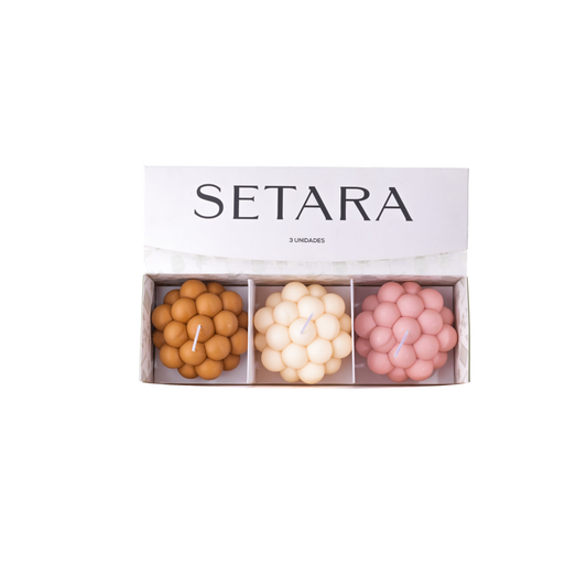 Setara Trio A (Terracota, Rose, Beige)