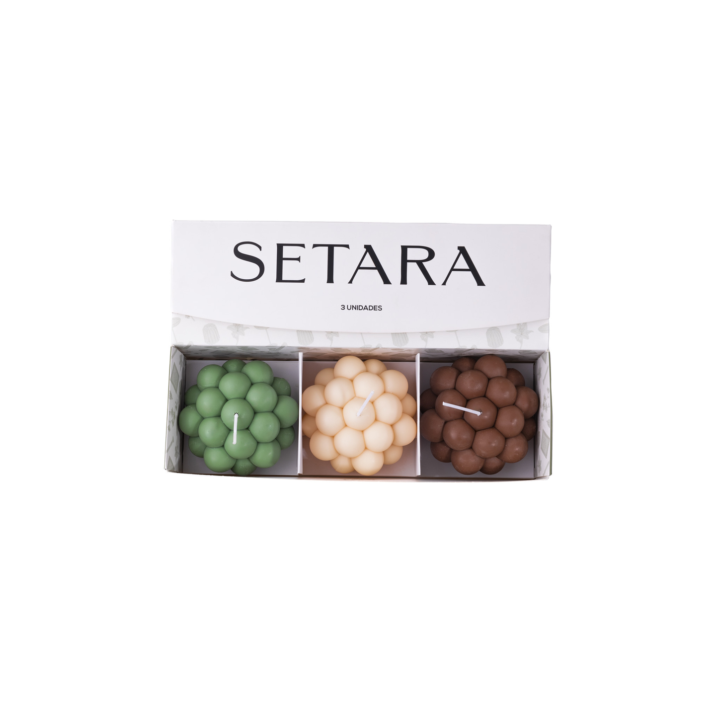 Setara Trio B (Mocachino, Green, Beige)